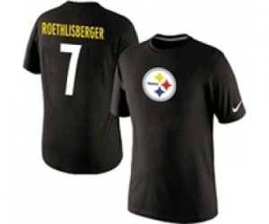 Nike Pittsburgh Steelers Ben Roethlisberger Name & Number T-Shirt Black
