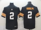 Nike Steelers #2 Mason Rudolph Black Alternate Vapor Untouchable Limited Jersey