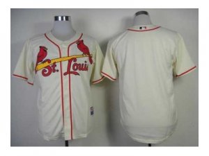 mlb jerseys st. louis cardinals blank cream[new]