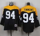 Mitchell And Ness 1967 Pittsburgh Steelers #94 Lawrence Timmons Black Yelllow Throwback Men Stitched NFL Jersey