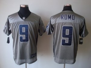 Nike NFL Dallas Cowboys #9 Tony Romo Grey Shadow Jerseys