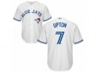 Youth Majestic Toronto Blue Jays #7 B.J. Upton Authentic White Home MLB Jersey