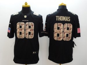 Nike Denver Broncos #88 Demaryius Thomas Black Salute to Service Jerseys(Limited)