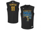 NBA Golden State Warrlors #11 Klay Thompson Black 2015 NBA Finals Champions Stitched jerseys