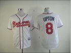 mlb jerseys atlanta braves #8 upton white