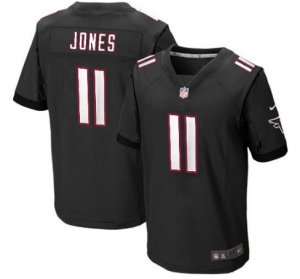Nike NFL Atlanta Falcons #11 Julio Jones Black Elite Jersey
