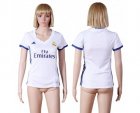 Womens Real Madrid Blank Home Soccer Club Jersey