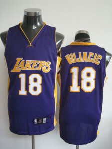 nba los angeles lakers #18 vujacic purple