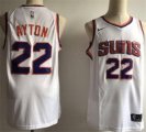 Suns #22 Deandre Ayton White Nike Swingman Jersey(Without The Sponsor Logo)