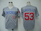 mlb Chicago Cubs #53 Castillo Grey