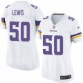 Women's Nike Minnesota Vikings #50 Travis Lewis Limited White NFL Jersey