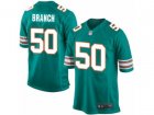 Nike Miami Dolphins #50 Andre Branch Game Aqua Green Alternate NFL Jersey