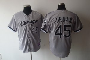 mlb chicago white sox #45 jordan grey