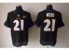 Nike Baltimore Ravens #21 webb black jerseys[Elite Art Patch]