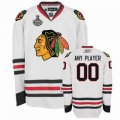 Customized Chicago Blackhawks Jersey White Road Stanley Cup Finals Man Hockey