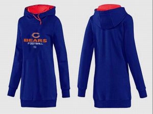 Women Chicago bears Logo Pullover Hoodie-049