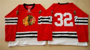 NHL Mitchell And Ness 1960-61 Chicago Blackhawks #32 Noname red Throwback jerseys