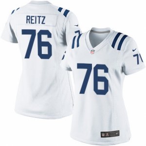 Women\'s Nike Indianapolis Colts #76 Joe Reitz Limited White NFL Jersey