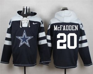 Nike Dallas Cowboys #20 Darren McFadden Navy Blue Player Pullover Hoodie