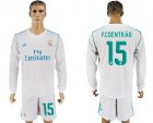 2017-18 Real Madrid 15 F.COENTRAO Home Long Sleeve Soccer Jersey