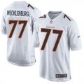 Nike Denver Broncos #77 Karl Mecklenburg White Men Stitched NFL Game Event Jersey