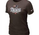 Women New England Patriots Brown T-Shirt