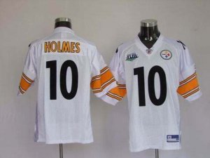 nfl pittsburgh steelers #10 holmes white(09 superbowl)