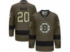 Mens Reebok Boston Bruins #20 Riley Nash Authentic Green Salute to Service NHL Jersey