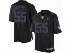 Nike Baltimore Ravens #55 Terrell Suggs black jerseys[impact Limited Art Patch]