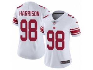 Women Nike New York Giants #98 Damon Harrison Vapor Untouchable Limited White NFL Jersey
