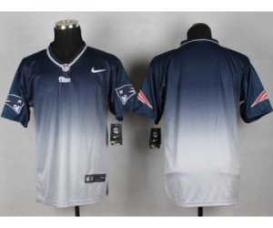 Nike jerseys new england patriots blank blue-grey[Elite II drift fashion]