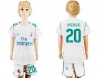 2017-18 Real Madrid 20 ASENSIO Home Youth Soccer Jersey