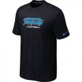 Nike Carolina Panthers Sideline Legend Authentic Font T-Shirt Black