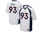 Mens Nike Denver Broncos #93 Jared Crick Game White NFL Jersey