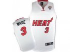 nba Miami Heat #3 Dwyane Wade Whitenba Miami Heat #3 Dwyane Wade White