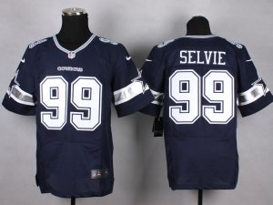 Nike Dallas Cowboys #99 George Selvie blue Jerseys(Elite)