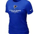 Women BAtlanta Falcons blue T-Shirt