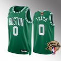 Celtics# 0 Jayson Tatum Green 2022 NBA Finals Nike Swingman Jersey