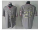 mlb jerseys los angeles angels #27 trout grey[number camo]