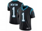 Mens Nike Carolina Panthers #1 Cam Newton Vapor Untouchable Limited Black Team Color NFL Jersey