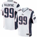 Mens Nike New England Patriots #99 Vincent Valentine Limited White NFL Jersey