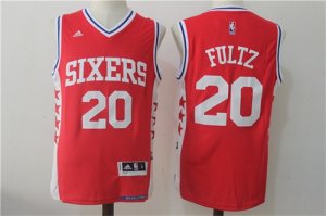 76ers #20 Markelle Fultz Red Swingman Jersey