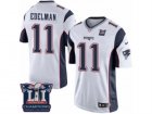 Youth Nike New England Patriots #11 Julian Edelman White Super Bowl LI Champions NFL Jersey