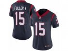 Women Nike Houston Texans #15 Will Fuller V Vapor Untouchable Limited Navy Blue Team Color NFL Jersey