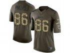 Mens Nike New Orleans Saints #86 John Phillips Limited Green Salute to Service NFL Jersey