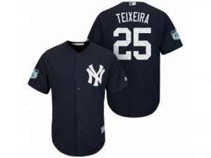 Mens New York Yankees #25 Mark Teixeira 2017 Spring Training Cool Base Stitched MLB Jersey