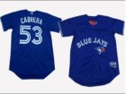 mlb jerseys toronto blue jays #53 cabrera blue