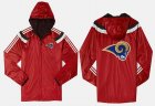 NFL St. Louis Rams dust coat trench coat windbreaker 3