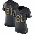 Women's Nike Indianapolis Colts #21 Vontae Davis Limited Black 2016 Salute to Service NFL Jersey