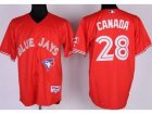 MLB jerseys Toronto Blue Jays #28 Colby Rasmus Canada Day Red